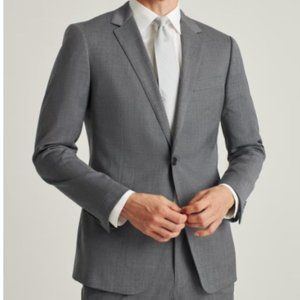 NWOT Bonobos Dark Grey Italian Wool Blazer